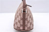 Authentic GUCCI Accessory Hand Pouch Purse GG Canvas Leather 0391103 Brown 2679E