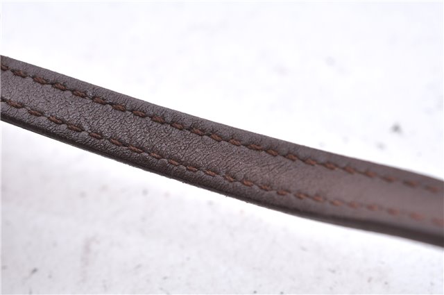 Authentic GUCCI Accessory Hand Pouch Purse GG Canvas Leather 0391103 Brown 2679E