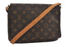 Authentic Louis Vuitton Monogram Musette Tango Shoulder Bag M51257 LV 2679I