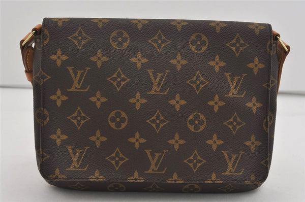 Authentic Louis Vuitton Monogram Musette Tango Shoulder Bag M51257 LV 2679I