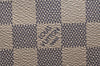 Authentic Louis Vuitton Damier Azur Neverfull MM Tote Bag N51107 LV 2682I