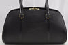 Authentic Louis Vuitton Epi Solferino 45 Shoulder Bag Black M42862 LV 2684I