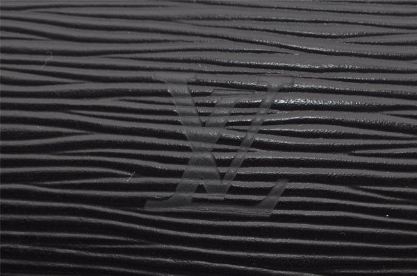 Authentic Louis Vuitton Epi Solferino 45 Shoulder Bag Black M42862 LV 2684I