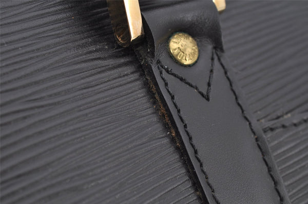 Authentic Louis Vuitton Epi Solferino 45 Shoulder Bag Black M42862 LV 2684I