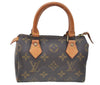 Authentic Louis Vuitton Monogram Mini Speedy Hand Bag M41534 LV 2685B