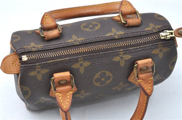 Authentic Louis Vuitton Monogram Mini Speedy Hand Bag M41534 LV 2685B