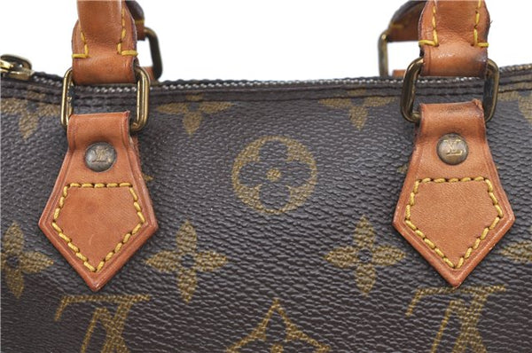 Authentic Louis Vuitton Monogram Mini Speedy Hand Bag M41534 LV 2685B