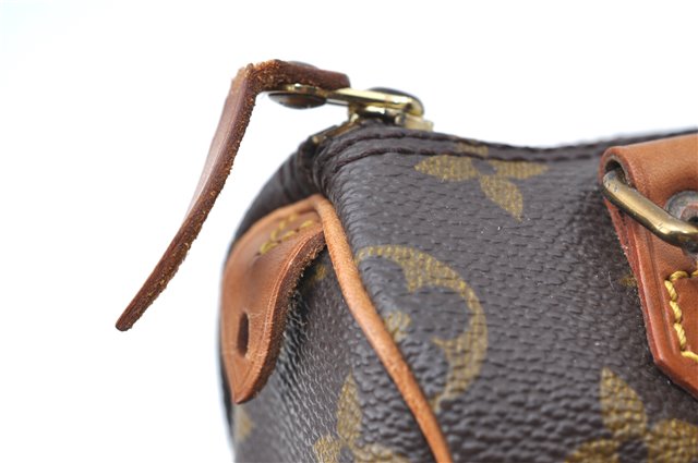 Authentic Louis Vuitton Monogram Mini Speedy Hand Bag M41534 LV 2685B