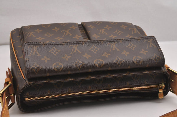 Authentic Louis Vuitton Monogram Viva Cite GM Shoulder Bag M51163 LV 2685I