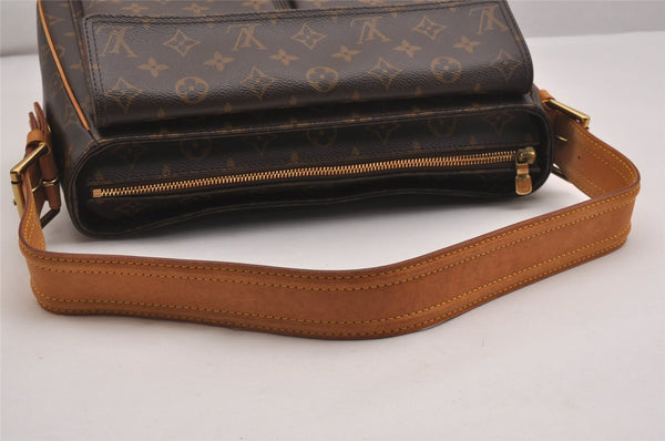 Authentic Louis Vuitton Monogram Viva Cite GM Shoulder Bag M51163 LV 2685I