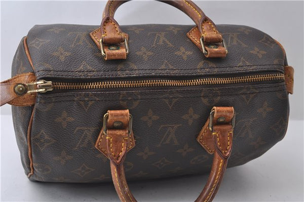 Authentic Louis Vuitton Monogram Speedy 25 Hand Bag Purse M41528 LV 2687D