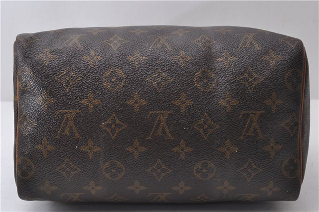 Authentic Louis Vuitton Monogram Speedy 25 Hand Bag Purse M41528 LV 2687D