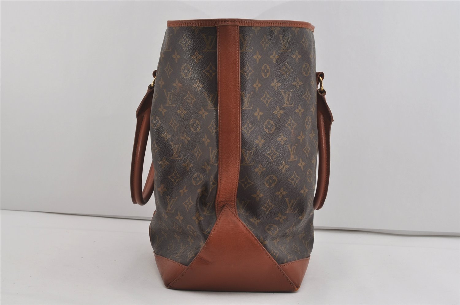 Auth Louis Vuitton Monogram Sac Weekend GM Vintage Tote Hand Bag M42420 LV 2688I