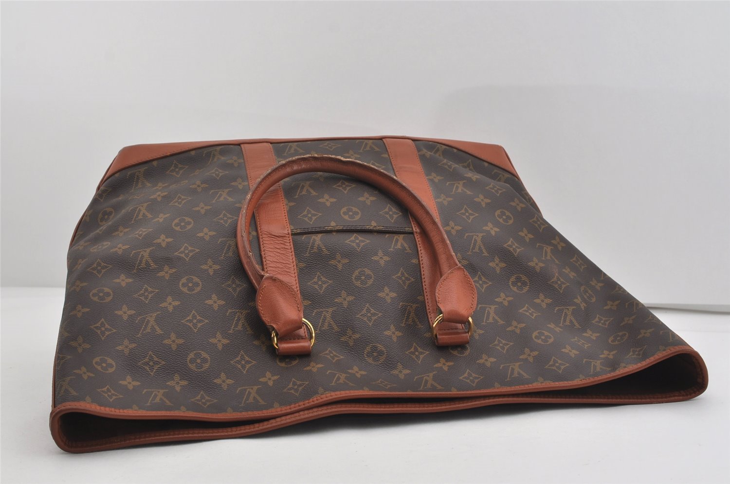 Auth Louis Vuitton Monogram Sac Weekend GM Vintage Tote Hand Bag M42420 LV 2688I