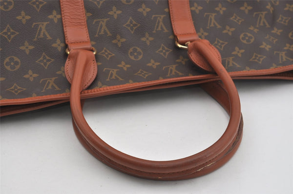 Auth Louis Vuitton Monogram Sac Weekend GM Vintage Tote Hand Bag M42420 LV 2688I