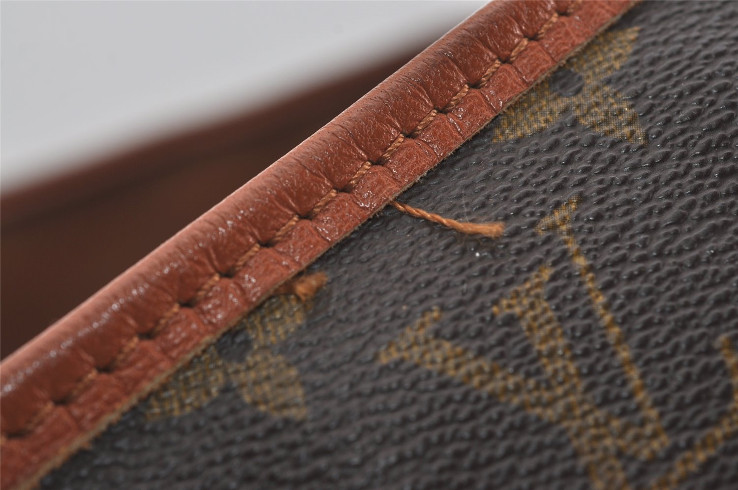 Auth Louis Vuitton Monogram Sac Weekend GM Vintage Tote Hand Bag M42420 LV 2688I