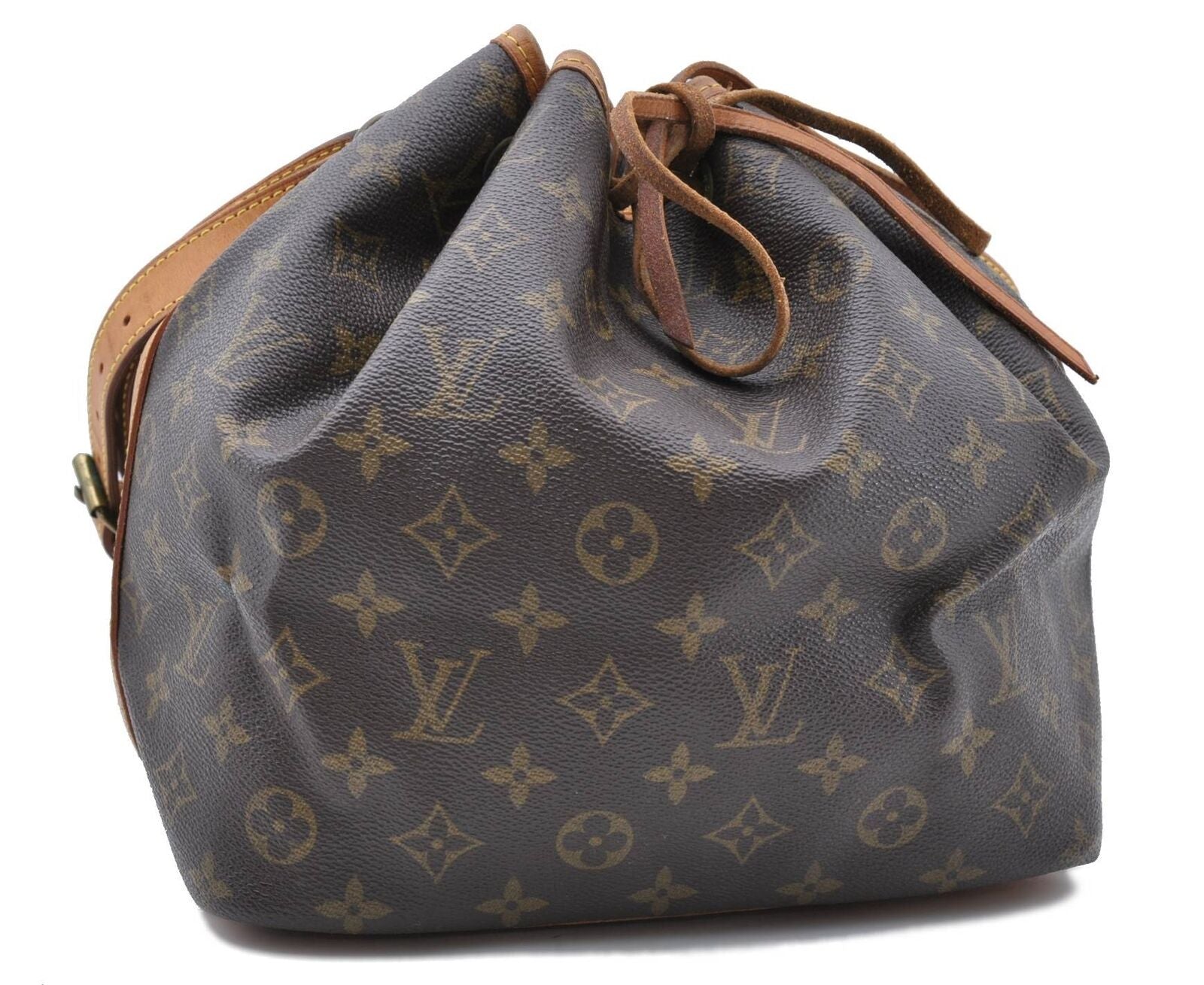 Authentic Louis Vuitton Monogram Petit Noe Shoulder Bag M42226 LV 2689C