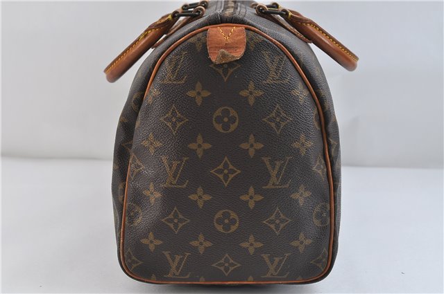 Authentic Louis Vuitton Monogram Speedy 30 Hand Bag M41526 LV 2689D