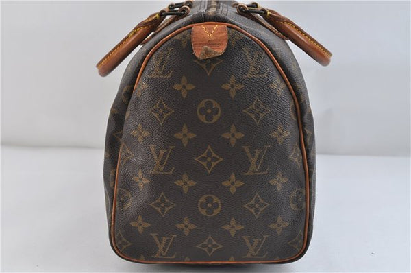 Authentic Louis Vuitton Monogram Speedy 30 Hand Bag M41526 LV 2689D