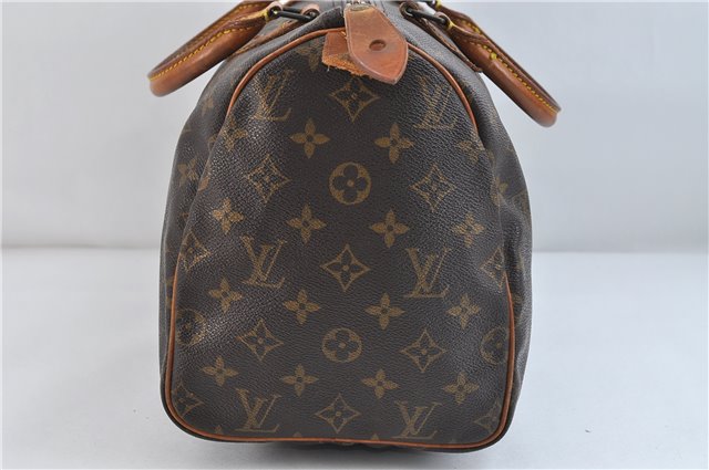 Authentic Louis Vuitton Monogram Speedy 30 Hand Bag M41526 LV 2689D