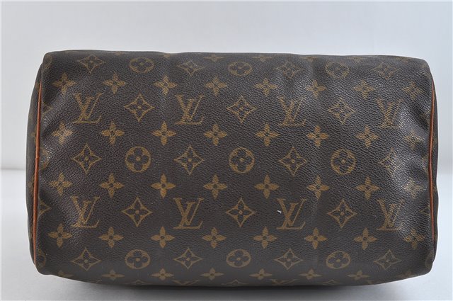 Authentic Louis Vuitton Monogram Speedy 30 Hand Bag M41526 LV 2689D