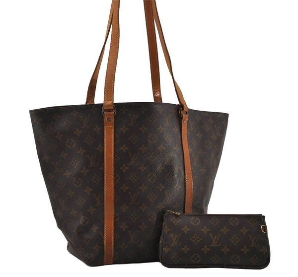 Authentic Louis Vuitton Monogram Sac Shopping PM Tote Bag M51108 LV 2689I