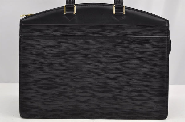 Authentic Louis Vuitton Epi Riviera Hand Bag Black M48182 LV Junk 2692I