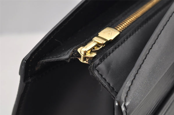 Authentic Louis Vuitton Epi Riviera Hand Bag Black M48182 LV Junk 2692I