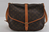 Authentic Louis Vuitton Monogram Saumur 35 Shoulder Cross Bag M42254 LV 2693I