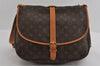 Authentic Louis Vuitton Monogram Saumur 35 Shoulder Cross Bag M42254 LV 2693I