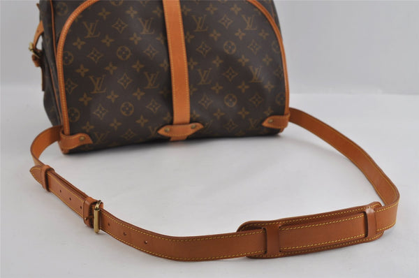 Authentic Louis Vuitton Monogram Saumur 35 Shoulder Cross Bag M42254 LV 2693I