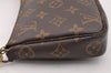 Authentic Louis Vuitton Monogram Pochette Accessoires Pouch M51980 LV 2694I