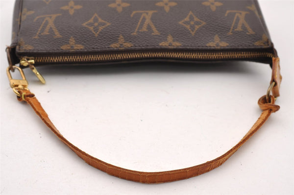 Authentic Louis Vuitton Monogram Pochette Accessoires Pouch M51980 LV 2694I
