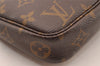 Authentic Louis Vuitton Monogram Pochette Accessoires Pouch M51980 LV 2694I