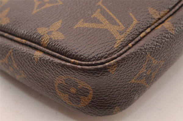 Authentic Louis Vuitton Monogram Pochette Accessoires Pouch M51980 LV 2694I
