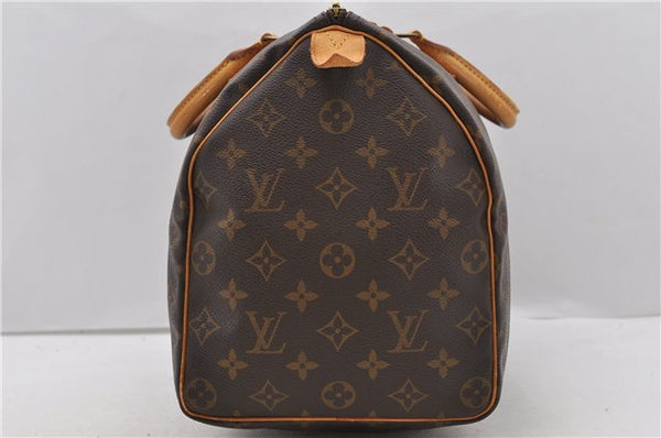 Authentic Louis Vuitton Monogram Speedy 35 Hand Bag M41524 LV 2695D