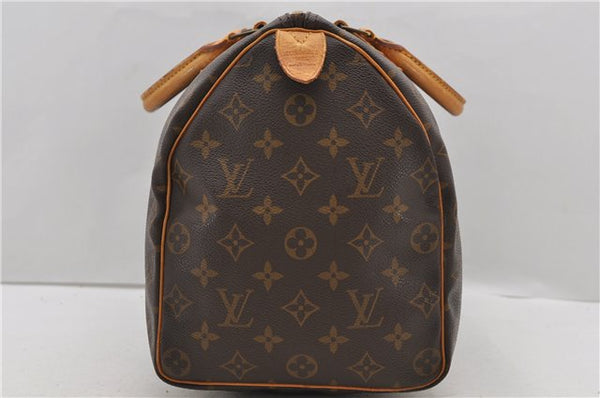 Authentic Louis Vuitton Monogram Speedy 35 Hand Bag M41524 LV 2695D