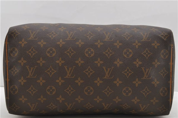 Authentic Louis Vuitton Monogram Speedy 35 Hand Bag M41524 LV 2695D