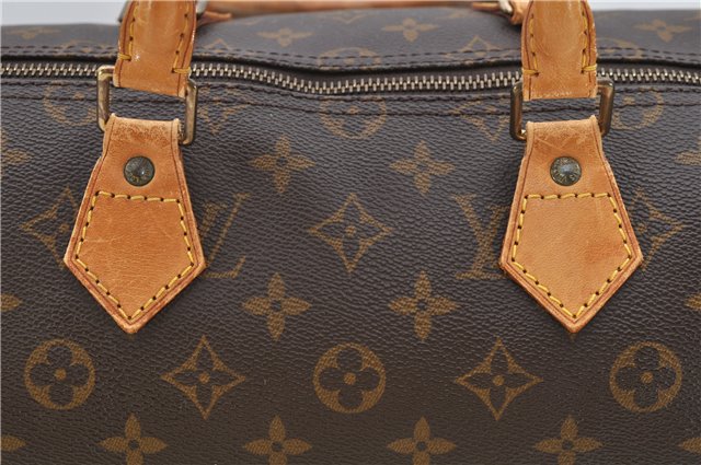 Authentic Louis Vuitton Monogram Speedy 35 Hand Bag M41524 LV 2695D