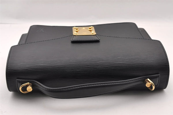 Authentic Louis Vuitton Epi Monceau 2Way Shoulder Hand Bag Black M52122 LV 2695I