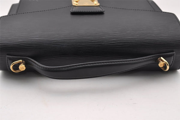 Authentic Louis Vuitton Epi Monceau 2Way Shoulder Hand Bag Black M52122 LV 2695I