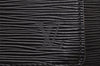 Authentic Louis Vuitton Epi Monceau 2Way Shoulder Hand Bag Black M52122 LV 2695I