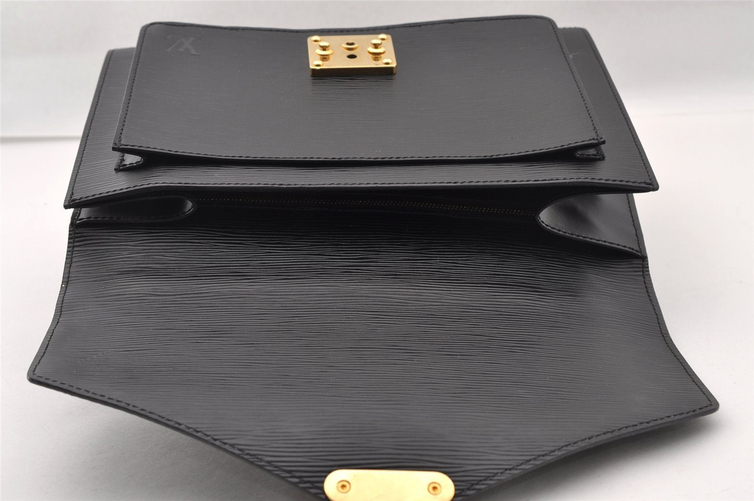 Authentic Louis Vuitton Epi Monceau 2Way Shoulder Hand Bag Black M52122 LV 2695I