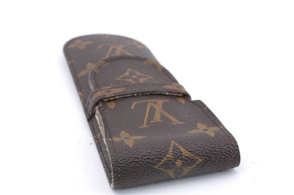 Authentic Louis Vuitton Monogram Etui Styro Pen Case M62990 LV 2696E