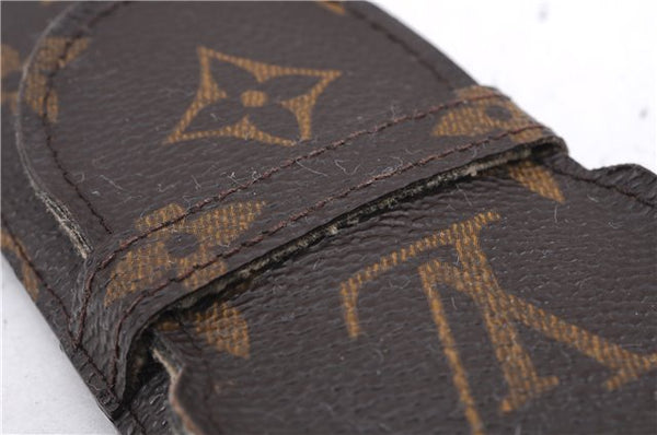 Authentic Louis Vuitton Monogram Etui Styro Pen Case M62990 LV 2696E