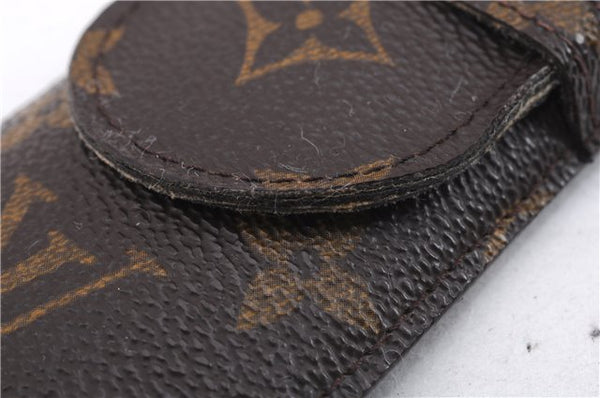 Authentic Louis Vuitton Monogram Etui Styro Pen Case M62990 LV 2696E