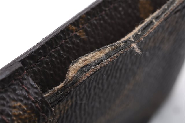 Authentic Louis Vuitton Monogram Etui Styro Pen Case M62990 LV 2696E