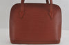 Authentic Louis Vuitton Epi Lussac Shoulder Tote Bag Brown M52283 LV 2697I
