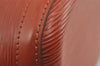 Authentic Louis Vuitton Epi Lussac Shoulder Tote Bag Brown M52283 LV 2697I