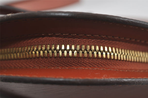 Authentic Louis Vuitton Epi Lussac Shoulder Tote Bag Brown M52283 LV 2697I